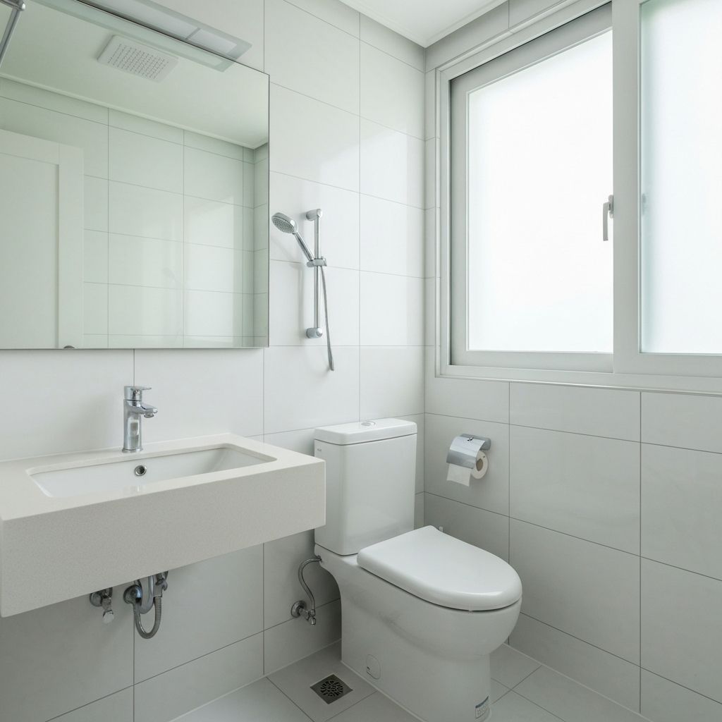 화장실 위생 청소